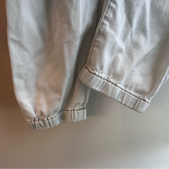 Roxy Light Wash Denim Joggers, Women's Large, Elastic Waist, Beach Pant - Picture 5 of 11